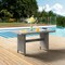 Alaterre Furniture Asti All-Weather Wicker Outdoor 30"H  Dining Table with Glass Top AWWF05FF - alternate 3